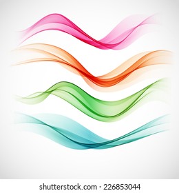 Smoke wave background. Vector illustration