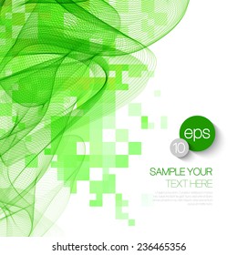 Smoke wave background. Vector illustration