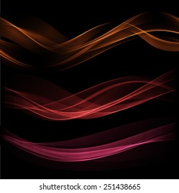 Smoke wave background. Vector illustration.