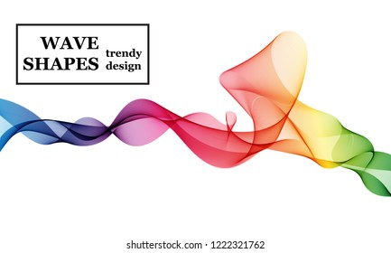 Smoke wave. Flow shapes design. Liquid wave background. Abstract 3d flow shape. Fluid colors pattern. Modern fluid colorful texture.