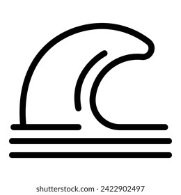 Smoke wave icon outline vector. Auto air chemical. Smoke dust city