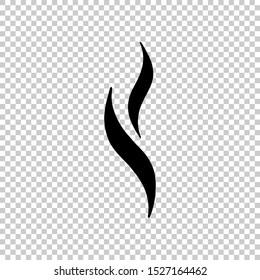 smoke waves icon symbol design flat vector