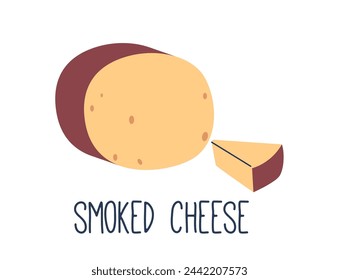 Smoked Cheese Is A Flavorful Variety Infused With Smoky Aromas, Achieved Through Exposure To Smoke From Woods