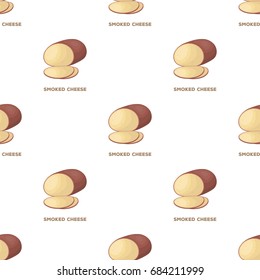 Smoked cheese.Different kinds of cheese single icon in cartoon style vector symbol stock illustration web.