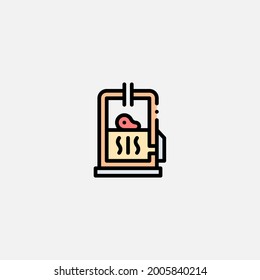 Smokehouse Icon Sign Vector,Symbol, Logo Illustration For Web And Mobile