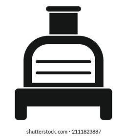 Smokehouse Menu Icon Simple Vector. Oven House. Cook Food