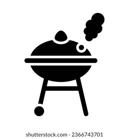 Smokehouse Vector Glyph Icon For Personal And Commercial Use.
