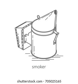 Smoker for the bees. Object.