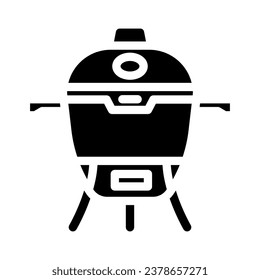 smoker meat glyph icon vector. smoker meat sign. isolated symbol illustration