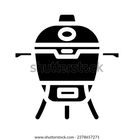 smoker meat glyph icon vector. smoker meat sign. isolated symbol illustration