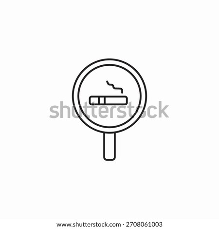 smokers area icon sign vector