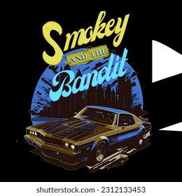 Smokey and the Bandit Vector Art 