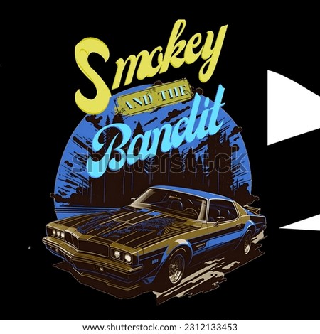 Smokey and the Bandit Vector Art 