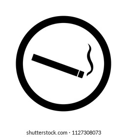 Smoking allowed vector icon design