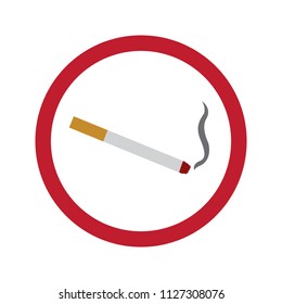 Smoking allowed vector icon design
