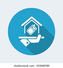 Smoking area icon