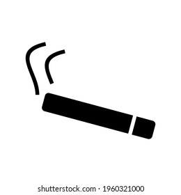 smoking area icon or logo isolated sign symbol vector illustration - high quality black style vector icons

