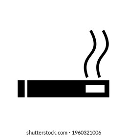 smoking area icon or logo isolated sign symbol vector illustration - high quality black style vector icons
