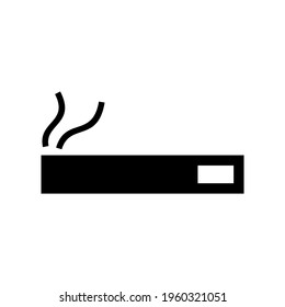 smoking area icon or logo isolated sign symbol vector illustration - high quality black style vector icons
