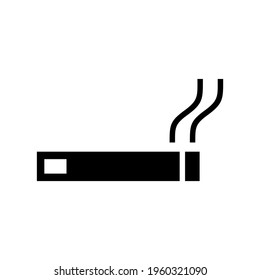 smoking area icon or logo isolated sign symbol vector illustration - high quality black style vector icons

