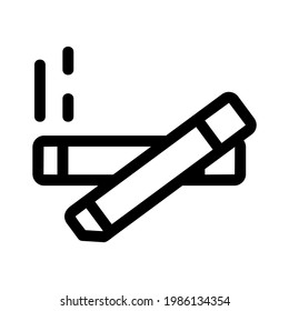 smoking area icon or logo isolated sign symbol vector illustration - high quality black style vector icons
