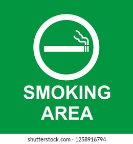 smoking area icon vector eps10 editable
