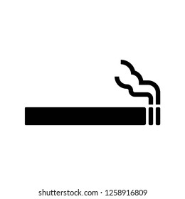 smoking area icon vector eps10 editable