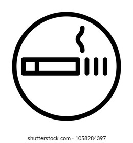 Smoking Area Sign