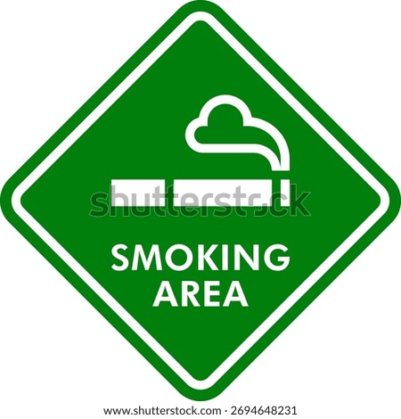 Smoking area sign, smoking allowed zone icon, smoking lounge label, smokers corner, smoking room.
