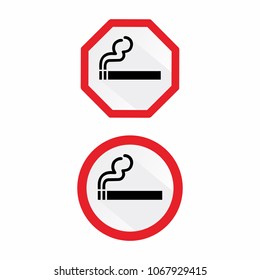 Smoking area sign icon Vector