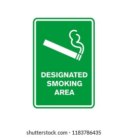 smoking area sign symbol