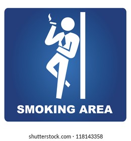 Smoking Area Signage