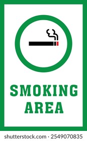 smoking area symbol sign warn cigarette