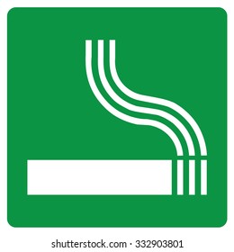 Smoking area, Vector Illustration