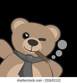 Smoking bear