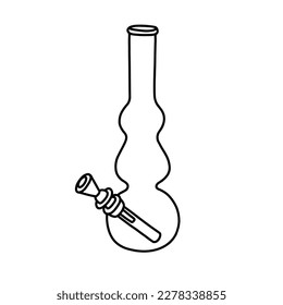 Rauchen auf dem Doppel-Symbol, Vektorgrafik
