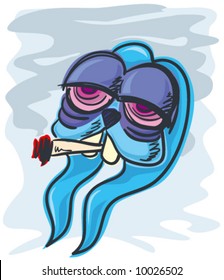 Smoking Bunny