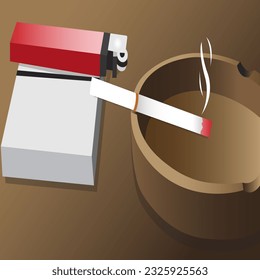 Smoking is burning tobacco and then inhaling the smoke, either using a cigarette or using a pipe. Smoking is a very common and widespread habit in society