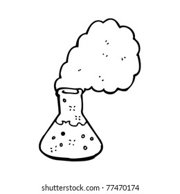 smoking chemical cartoon