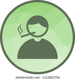 Smoking, cigarette icon
