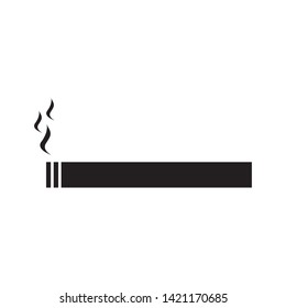 smoking cigarette icon vector design template