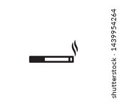 Smoking cigarette icon vector. Flat design style on white background. Smoking logo illustration.