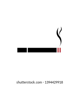 Smoking Cigarette Icon Vector Illustration - Vector