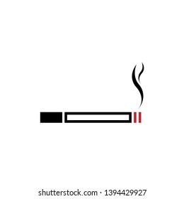Smoking Cigarette Icon Vector Illustration - Vector