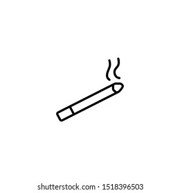 smoking cigarette icon vector illustration 
