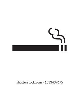 Smoking Cigarette Icon Vector Illustration