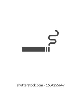 Smoking Cigarette Icon Vector Illustration great for any use smoke icon isolated sign symbol logo template