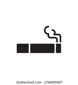 Smoking Cigarette Icon Vector Illustration