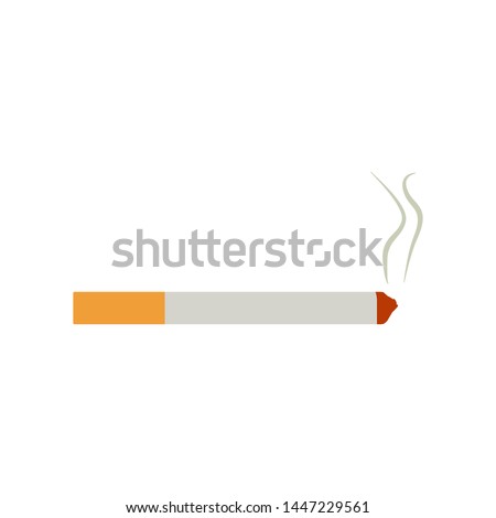 Smoking Cigarette Icon Vector Illustration
