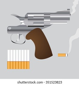 Smoking cigarette is self harm.